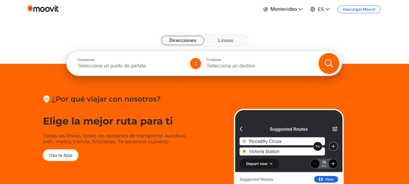 Moovit - 7 Mejores Apps de Viajes para Descargar en Uruguay