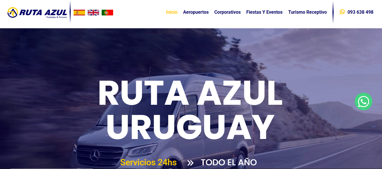 Ruta Azul Uruguay - 5 Mejores transfers privados de Uruguay
