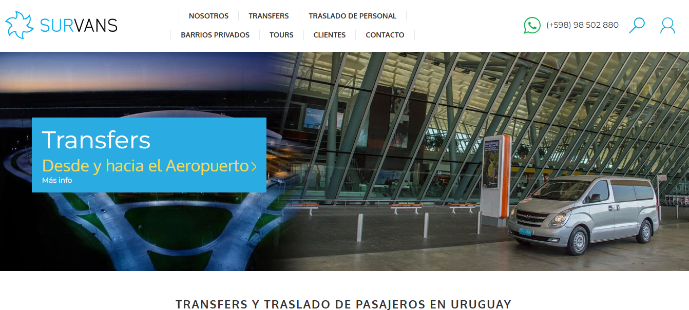 Survans - 5 Mejores transfers privados de Uruguay